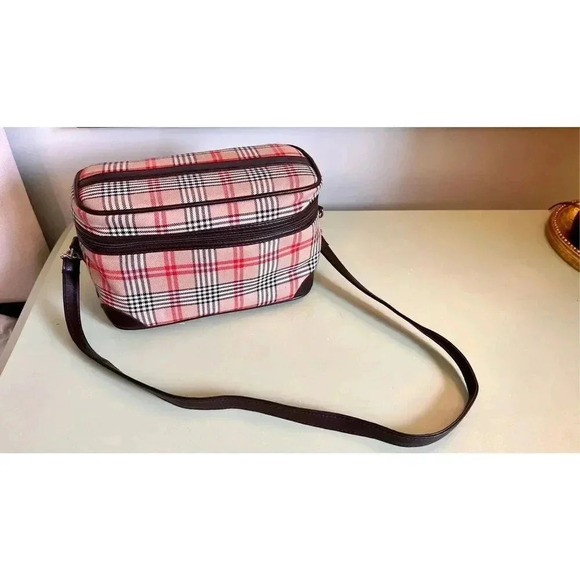 Vintage Tartan Pattern Zip-Around Lunch Crossbody Bag - Picture 1 of 16